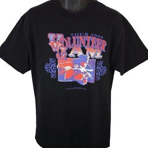 Charlie Daniels T Shirt Mens Size Large Vintage Y2K 2008 Volunteer Jam